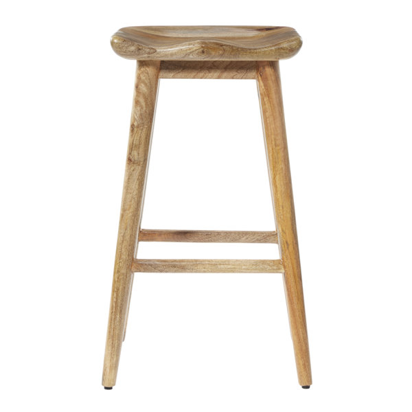 Birch Lane™ Gretchen Solid Wood Bar Stool Wayfair
